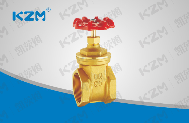 Brass threaded gate valve