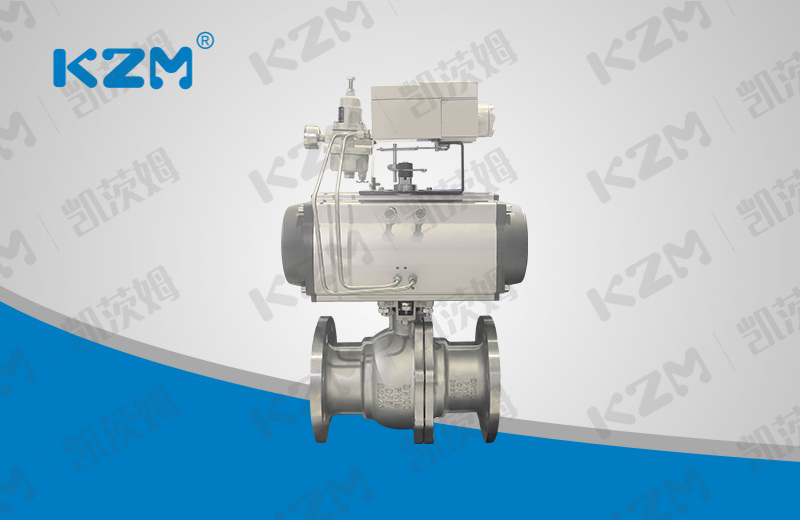 Pneumatic floating ball valve